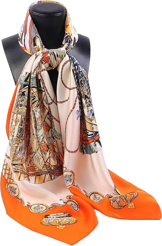 Miniatura 4 de Grace Scarves - Bufandas 100% de seda, extragrande y XX-grande