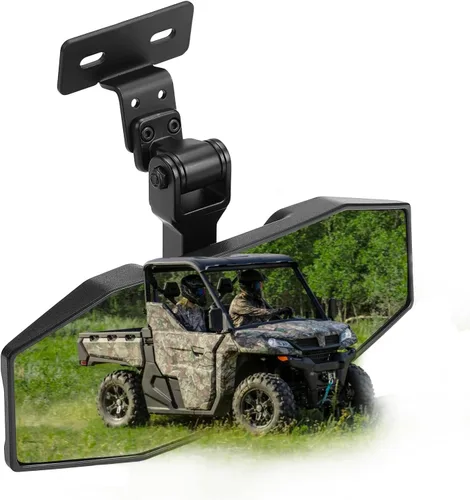 KEMIMOTO Espejo retrovisor compatible con CFMOTO UFORCE 1000/1000 XL y Polaris Ranger 1000 XP 900 500 570 / Crew, cuenta con montaje superior