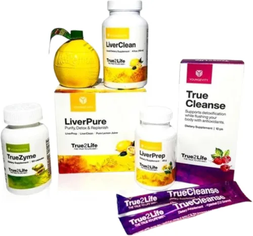 Youngevity Desintoxicación de 30 días - Hígado, intestino, digestión definitiva - Más de 30 frutas, hierbas y cofactores patentados - Limpieza