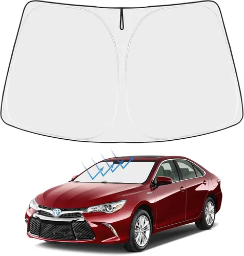 Miniatura 63 de Proadsy Parasol para parabrisas actualizado 2025, ajuste personalizado Dodge RAM 1500 2Dr 2019-2024 2025, 4 capas, plegable, protector de parasol