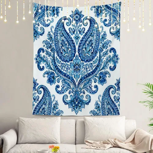 Miniatura 57 de Shrahala Circles Tapestry, Abstract Art With Various Circles Wall Hanging Hd Print Polyester Backdrop For Dorm Room Bedroom 30 X 40 In