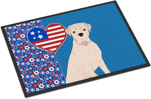 Miniatura 122 de Caroline's Treasures WDK5119JMAT Airedale Terrier USA - Tapete para interiores o exteriores, 24 x 36 pulgadas, tapete para puerta delantera
