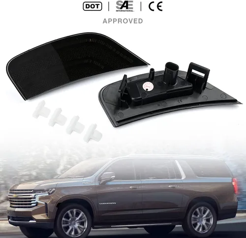 Miniatura 2 de Luces de posición laterales LED de repuesto para Chevy Tahoe Suburban Escalade ESV 2021 2022 2023 2024 Luces LED blancas LED de luz