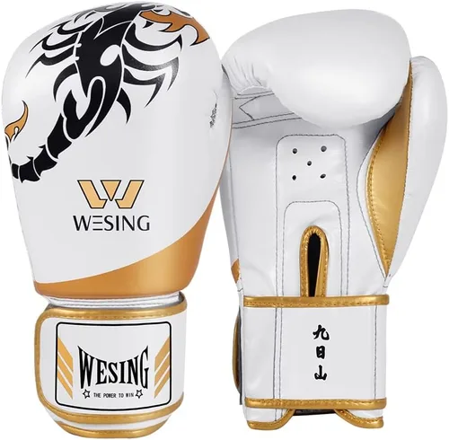 Miniatura 10 de Wesing - Guantes de boxeo para niños y niñas, guantes de boxeo de 6 onzas para niños de 5 a 12 años, guantes de entrenamiento de boxeo para hombres