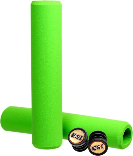 Miniatura 11 de ESI Grips Racer's Edge - Puños de silicona para MTB - Puños finos y ligeros para manillar - Empuñaduras extra ligeras para bicicleta