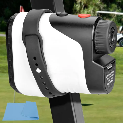 iGuerburn Correa magnética para telémetro de golf, soporte para telémetro, imán fuerte, atrae seguro al carrito de golf, envoltura de silicona