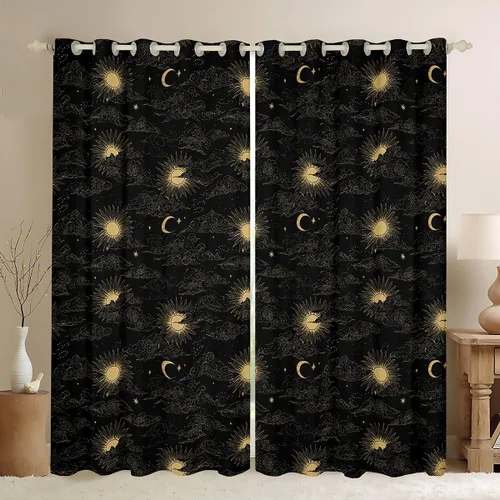 Miniatura 12 de Cortinas opacas con estampado de animales de safari, guepardo, cebra, tigre, jirafa, leopardo, 104 pulgadas de ancho x 84 pulgadas de largo