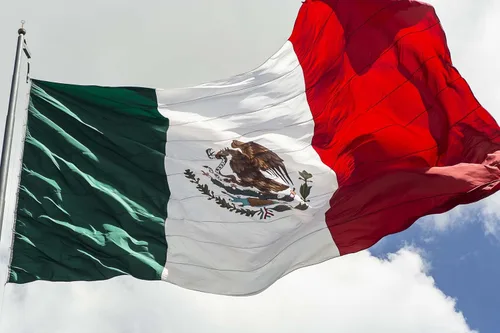 Miniatura 5 de Bandera de México 3x5 para exteriores, banderas mexicanas bordadas, nylon 210D resistente, rayas cosidas, ojales de latón más fuertes, 4 dobladillos