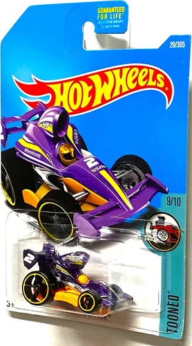 Miniatura 2 de Hot Wheels, 2017 Tooned, Tarmac Attack Mini Car [Púrpura] 29/365