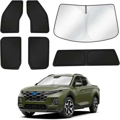 Miniatura 75 de T TGBROS Parasol para parabrisas para Honda Civic 2022-2025 2026, parasol grueso con bloqueo UV y opaca, para privacidad, plegables, 8 accesorios