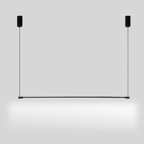 Miniatura 8 de Lámpara colgante lineal LED, moderna, ajustable, altura de suspensión, decoración interior, accesorio de iluminación de 3 modos de temperatura