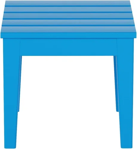 Miniatura 34 de WestinTrends Ashore - Mesa auxiliar Adirondack moderna para patio al aire libre, madera envejecida Roble (Weathered Wood)
