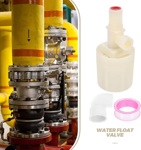 Miniatura 3 de PATKAW 2pcs Automatic Water Float Valve for Water Tank 1/2" Threaded Control Valve with Classic Color for Livestock Pond and Pool Random