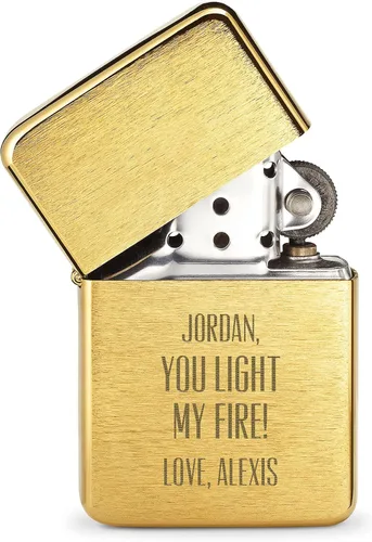 Miniatura 20 de WEDDINGSTAR Encendedor personalizado grabado de metal negro plomizo a prueba de viento, grabado con monograma personalizable, recargable