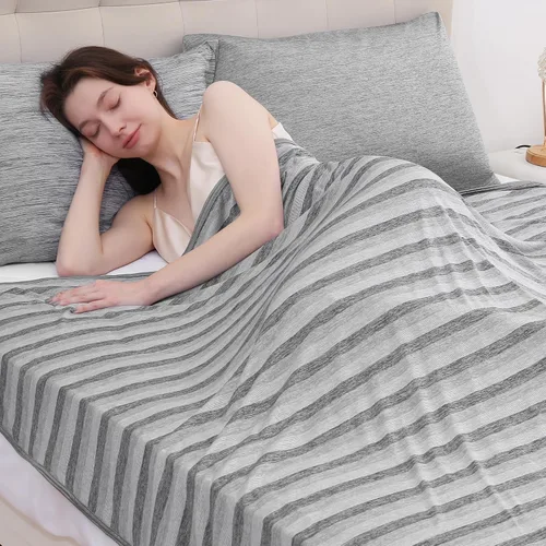 Miniatura 18 de Marchpower Arc-Chill Manta Refrescante para personas que duermen con calor - tamaño individual, fibra de enfriamiento japonesa que absorbe el calor