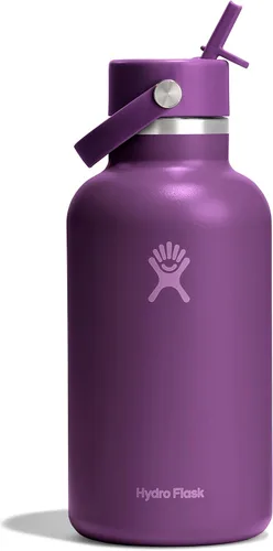 Miniatura 49 de Hydro Flask Botella de agua – Acero inoxidable aislado – Tapa flexible con popote de boca ancha, antiderrames, a prueba de fugas y recargable en 32