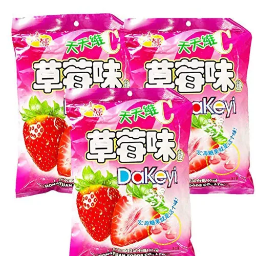 Miniatura 2 de Hong Yuan Classic Hard Candy 12.3 oz/350 g (lichi, paquete de 3)