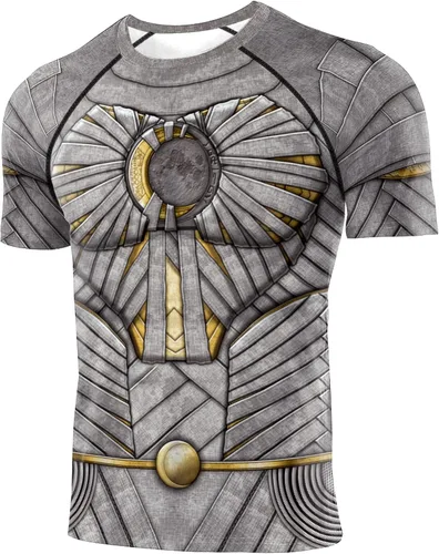 Miniatura 2 de Dimplier Camisetas deportivas de compresión para hombre, de manga corta, para entrenamiento atlético
