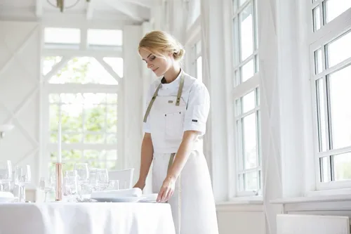 Miniatura 5 de Delantal de chef profesional para hombres con correa ajustable