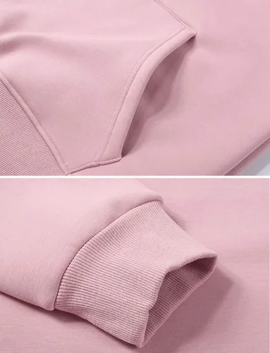 Miniatura 5 de Haellun - Sudadera con capucha con forro de vellón de sherpa, abrigado, de invierno y de estilo informal para mujer