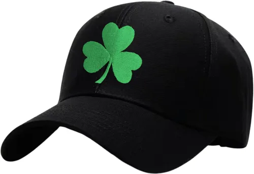 Gorra de béisbol del día de San Patricio, gorra de béisbol de trébol irlandés, sombreros de trébol de la suerte, accesorios de decoración de San