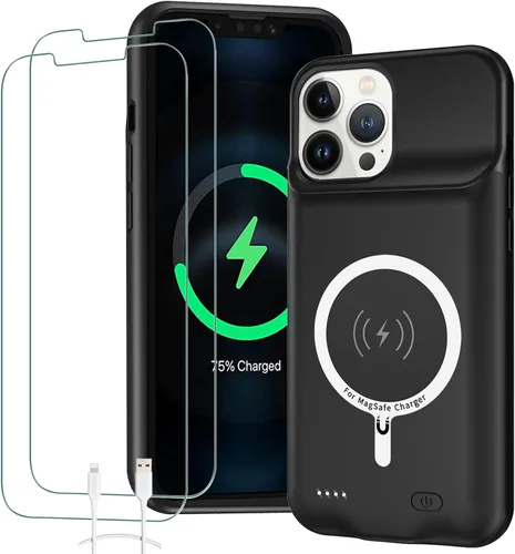 Miniatura 13 de Funda de batería para iPhone 6/6s/7/8/SE 2/3ª generación, cargador portátil de 10000 mAh, batería recargable, funda de carga compatible con iPhone