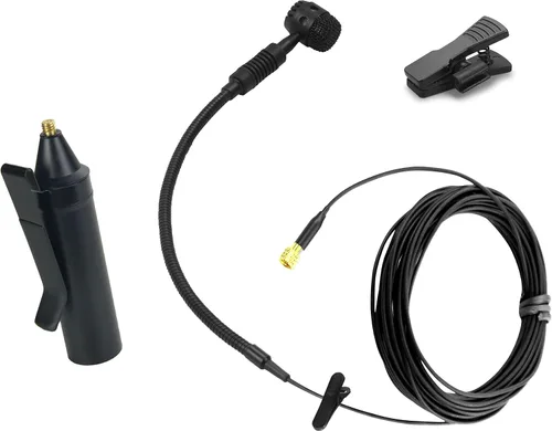 Heimu - Clip para micrófono de condensador para instrumentos + Clip universal (para saxofón)