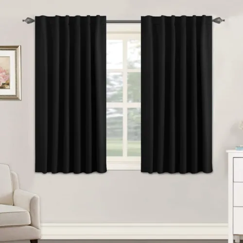 Miniatura 64 de H.VERSAILTEX Cortinas opacas con aislamiento térmico, paneles de tratamiento de ventana, cortinas opacas para oscurecer la habitación, cortinas Gris