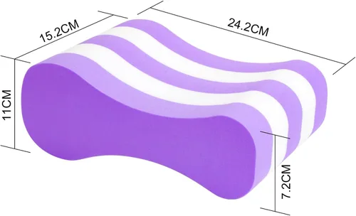 Miniatura 3 de Flotador de natación, flotador de natación suave, flotador de EVA de 5 capas para piernas, ayuda para entrenamiento de piscina, soporte para piernas