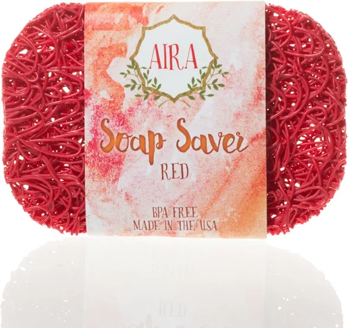 Miniatura 16 de Aira Jabonera - Plato para Jabón y Accesorio de Soporte de Jabón - Portajabones sin BPA para Ducha y Baño - Fabricado en EE. UU. - Drena el Agua