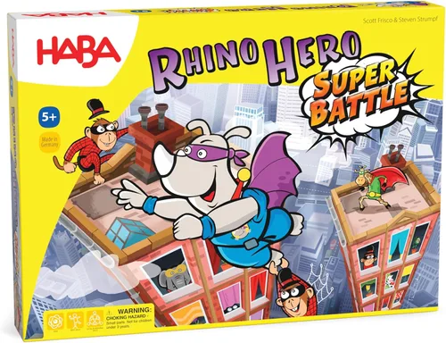 Miniatura 11 de Haba Rhino Hero, un heroico juego de cartas para niños de 5 años en adelante, triple ganador de premios