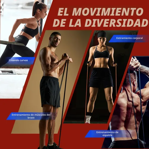 Miniatura 6 de LEEKEY Pull Up Assistance Bands,Muit Levels Resistance Bands for Senior/Adults,Exercise Bands with Door Anchor, Strength Bands for Fitness Training