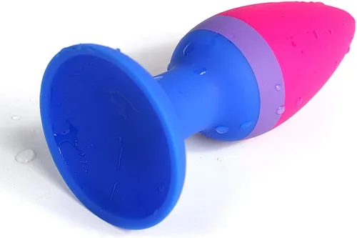 Miniatura 6 de FST Juego de 3 tapones anales de silicona para entrenamiento anal, con potente ventosa, juguete sexual anal para principiantes