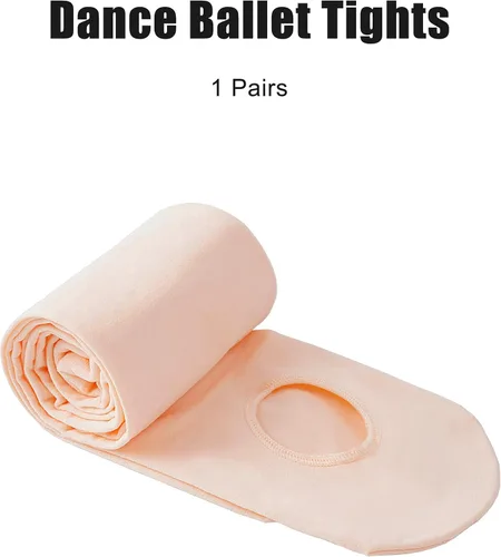 Miniatura 7 de Mallas de ballet para niñas y mujeres, leggings de transición, ultra suaves, convertibles, para estudiantes (niños pequeñosadultos)