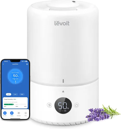 Miniatura 14 de LEVOIT Humidificador ultrasónico de niebla fría con llenado superior Classic 160, súper fácil de llenar y limpiar, funcionamiento silencioso