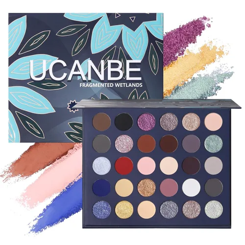 Miniatura 12 de UCANBE EXOTIC FLAVORS - Paleta de maquillaje de sombra de ojos de neón – 48 colores de alta pigmentación – Juego de regalo de paleta de maquillaje
