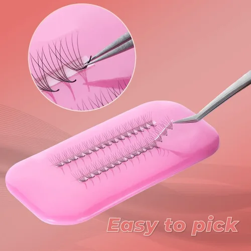 Miniatura 3 de Extensiones de pestañas 500 Promade 4D a 16D, no prefabricadas, abanicos de pestañas ultra de 0.03/0.05/0.003 in de grosor, pestañas rizadas C D