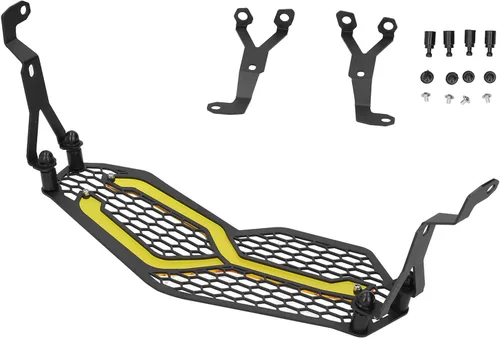 Miniatura 8 de Fydun Cubierta de malla para faro delantero de motocicleta con soporte fijo para F750GS / F850GS 2018‑2019