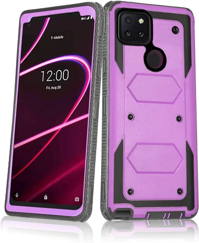 Miniatura 8 de Asuwish Funda de teléfono para T-Mobile Revvl 5G, híbrida, resistente, a prueba de golpes, a prueba de caídas, cuerpo completo, resistente