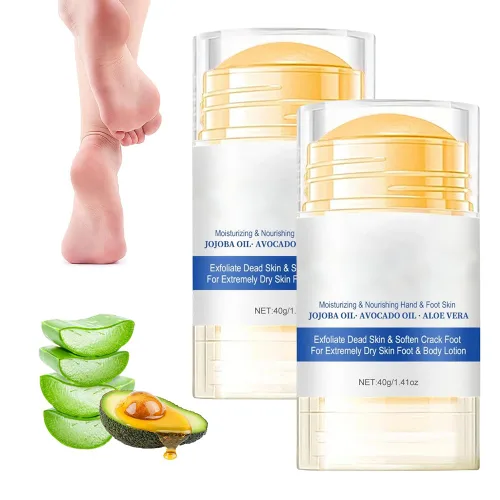 Crema de urea 60% hidratante en barra para el cuidado de los pies, nueva crema hidratante y antigrietas para pies secos y agrietados, loción para