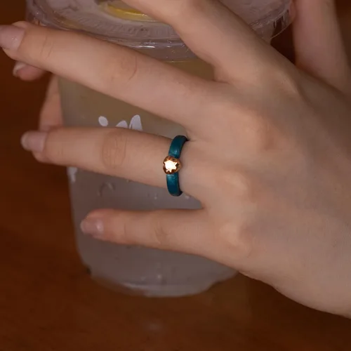 Miniatura 22 de Zollen Anillos de silicona para mujer, 1/3 paquetes de alianzas de boda de silicona, forma de flor, anillos de goma, colección de flores para mujer