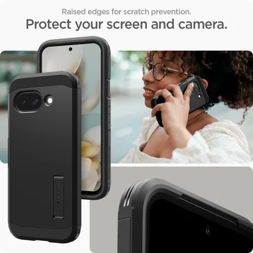 Miniatura 4 de Spigen Funda para Pixel 9a, Tough Armor (Ai) MagFit (2025) [Compatible con accesorios MagSafe] - Negro