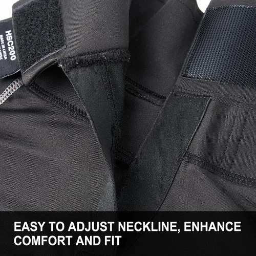 Miniatura 5 de Camiseta de compresión de hockey EALER con protector de cuello, camiseta de manga larga con protección de cuello