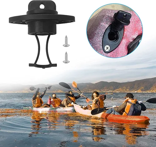 Miniatura 6 de Kit de tapones de drenaje de kayak, tapones de rosca para kayak, canoa, barco con tornillos, herrajes