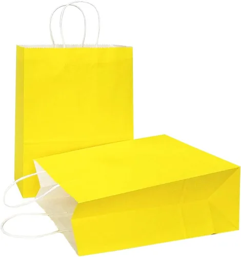 Miniatura 39 de AZOWA Bolsas de regalo mini de papel kraft con asas (Azul claro, 4x2.4x6, 25 piezas)