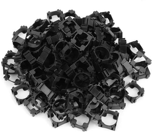 Miniatura 2 de Walfront Soporte cilíndrico para batería de iones de litio, organizador de batería cilíndrica, 0.724 in / 0.72 pulgadas de diámetro de agujero