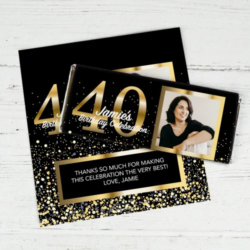 Miniatura 21 de Regalos personalizados de fiesta de dulces de 30 cumpleaños de 12 quilates con fotos de barras de chocolate y envoltorios, regalos para invitados