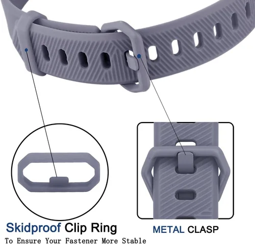 Miniatura 5 de Tobfit Correas de reloj de repuesto para Fitbit Alta, para mujeres y hombres, correas deportivas de TPU blandas de repuesto clásicas para Fitbit