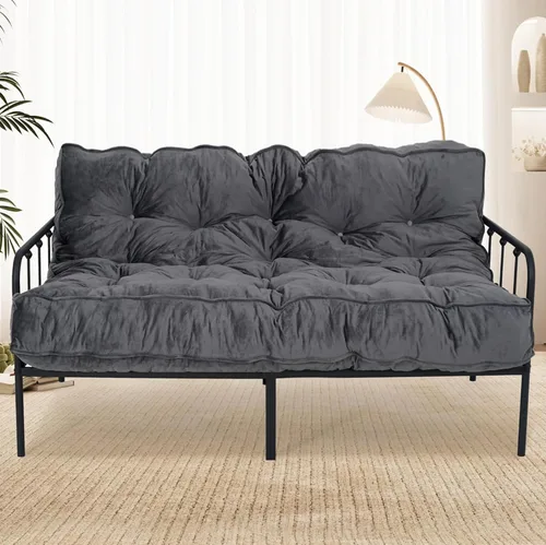 Miniatura 9 de Colchón futón de 8 pulgadas, tamaño matrimonial, futones extragruesos, sofá cama, colchón plegable japonés para adultos, colchones plegables