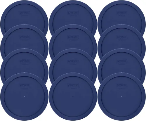 Miniatura 5 de Pyrex 7402-PC 6/7-Cup Tapas de repuesto azules para almacenamiento de alimentos (paquete de 4) - Fabricado en Estados Unidos